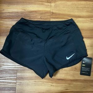 Nike dry-fit black women’s running shorts.